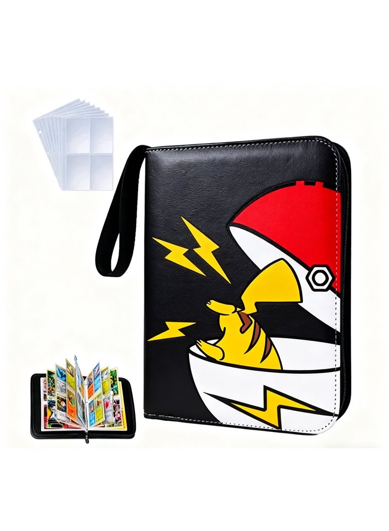 Aknzlmed Carrying Case Compatible With PTCG Trading Card，MTG And Pokémon Cards, Etc., Can Hold 400 Cards, A Great Gift For Kids - Image 1