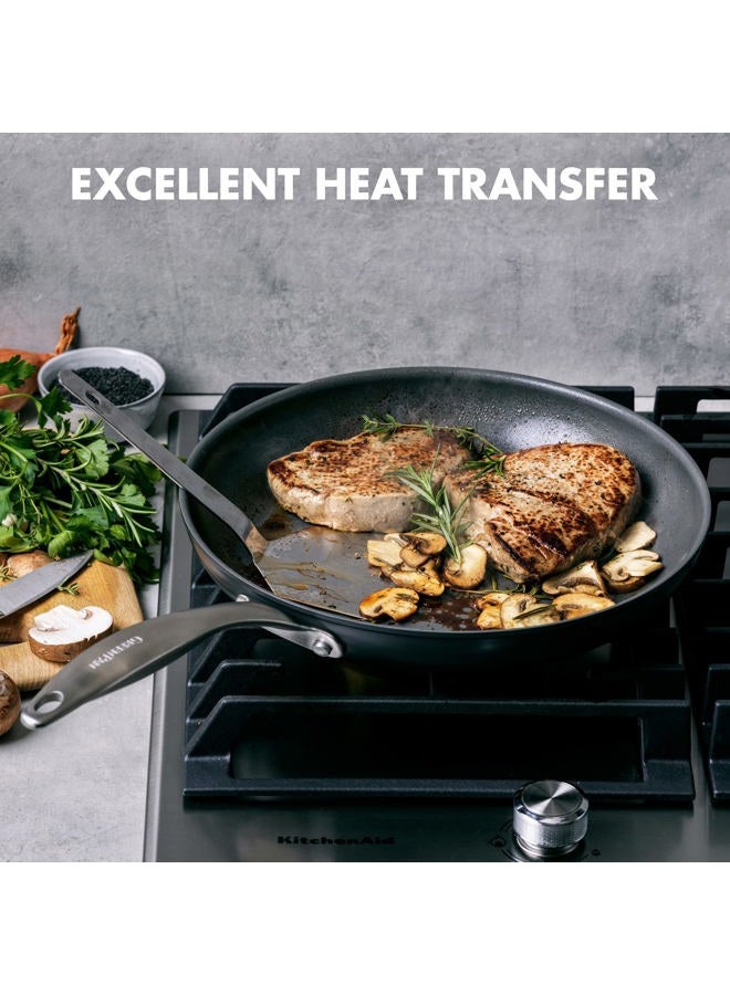Greenpan Canterbury Hard Anodized Healthy Ceramic Nonstick, 10 Piece Cookware Pots and Pans Set, PFAS-Free, Dishwasher Safe, Oven Safe, Black - Image 3