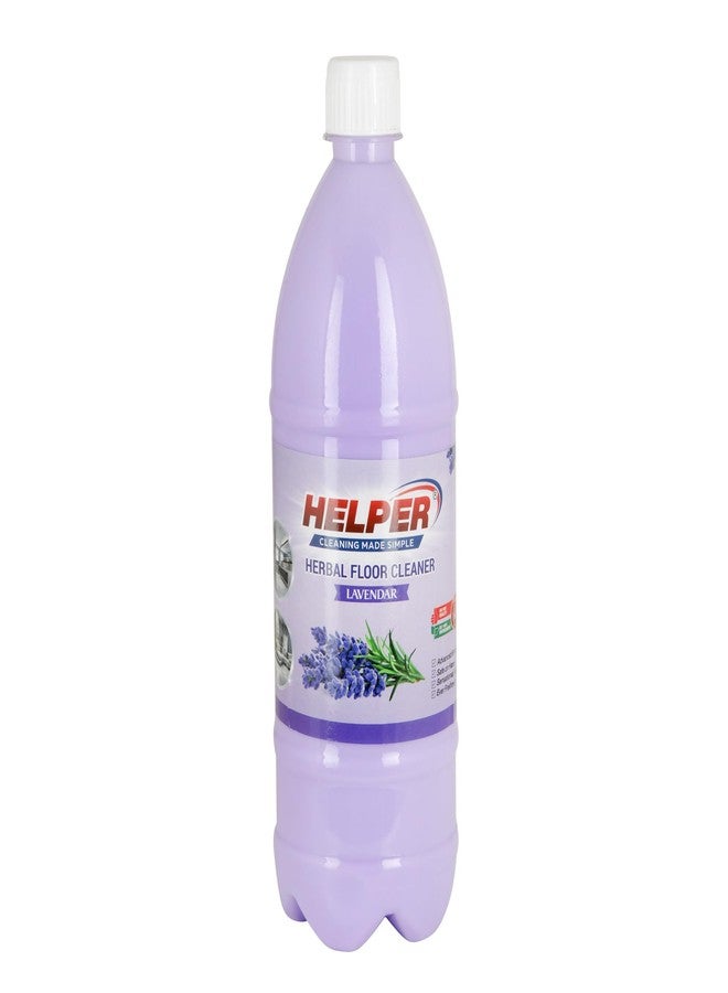 Helper منظف أرضيات طبيعي وعضوي معطر برائحة الأعشاب من هيلبر | منظف أسطح | لتر واحد لكل عبوة | عبوة من 4 قطع | (لافندر) - Image 2