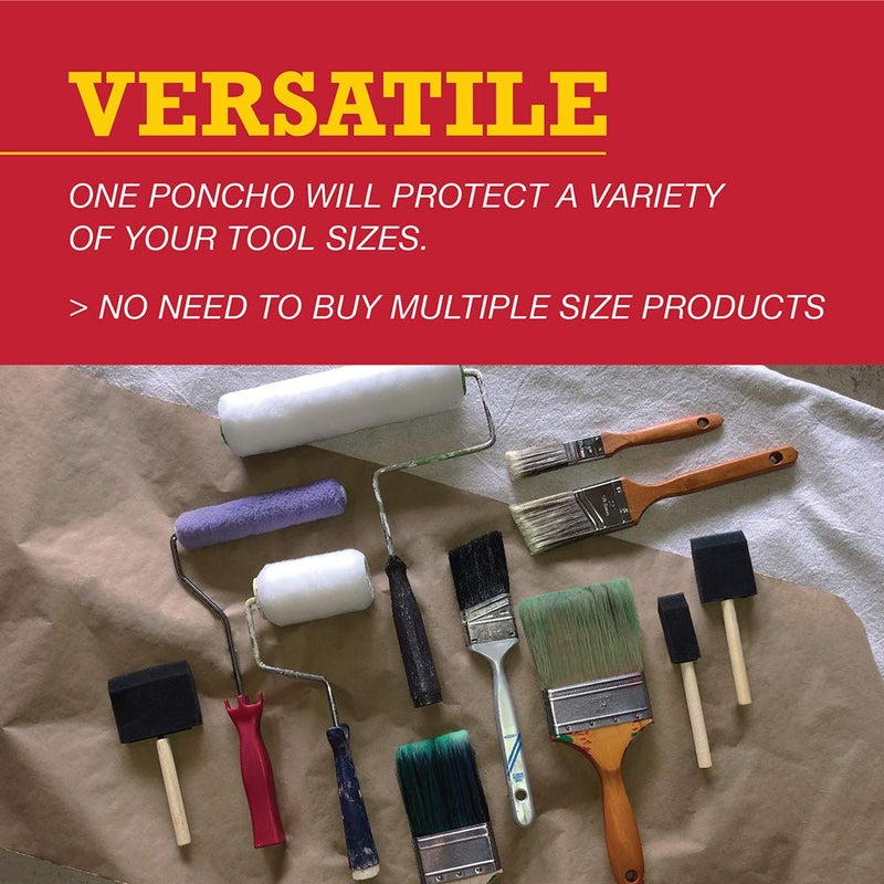 Allway Paint Poncho pon-rl Paint Poncho, Clear - Image 3