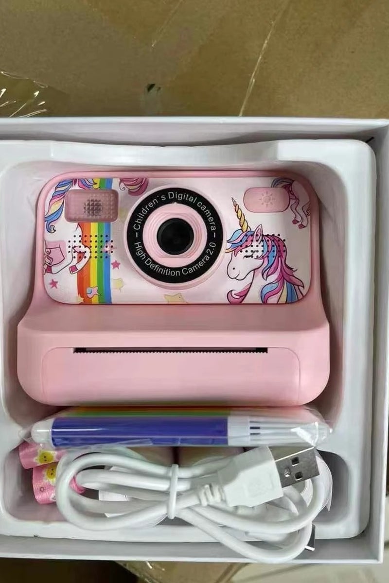 Generic Children's Camera With Printing Can Shoot Children's Gift Mini Toy Camera Photos Video Digital Instant Camera - Image 1