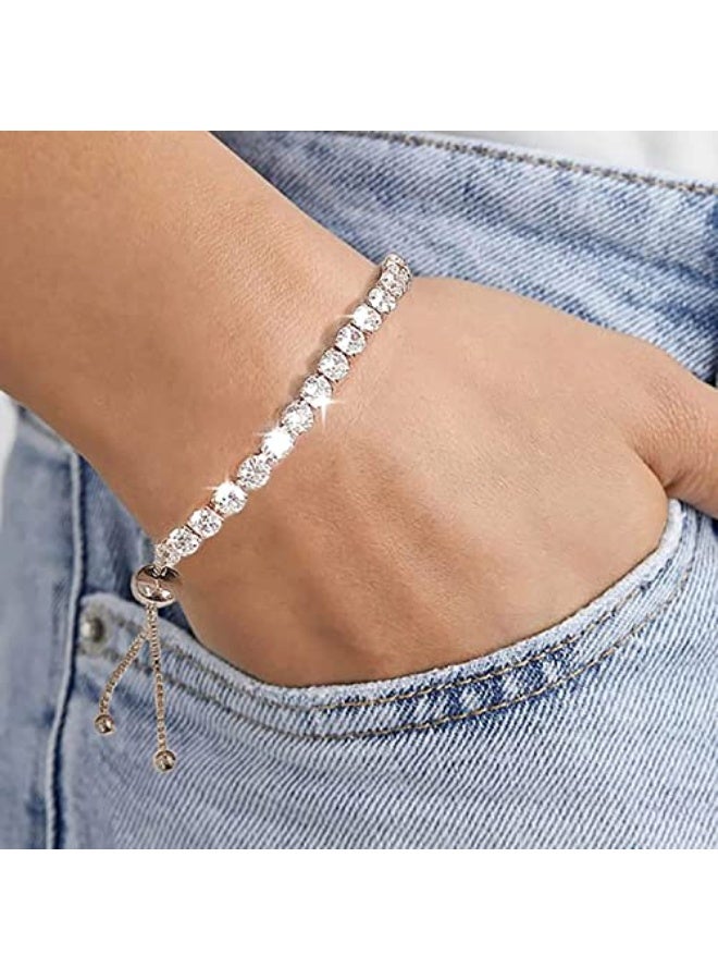 Bukela 5-Piece 6Claw Zircon Jewelry Set - Pendant+Necklace+Earrings+Ring+Bracelet for Women Girls, Elegant Party Wedding Daily Accessory & Perfect Gift - Image 5