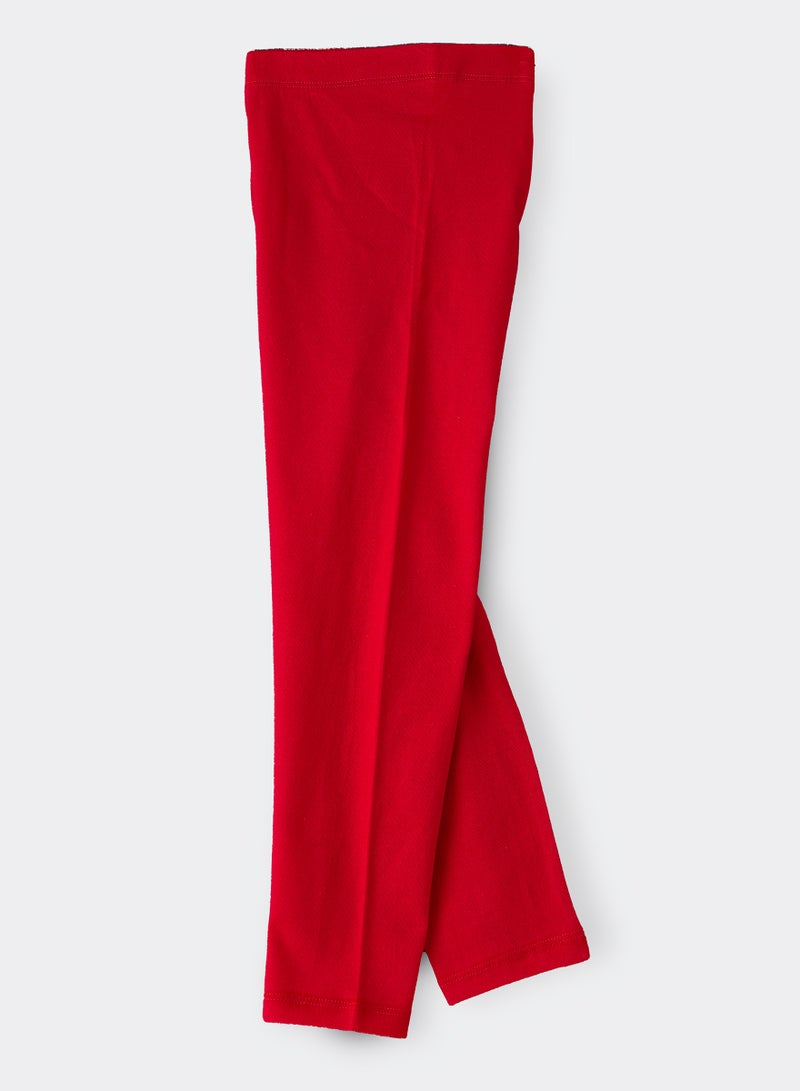 Jelliene بنطلون جيلين للبنات مصنوع من القطن بنسبة 95% والإيلاستن بنسبة 5%، بنطلون قطني ناعم ومريح للبنات، مثالي للارتداء اليومي - Image 3