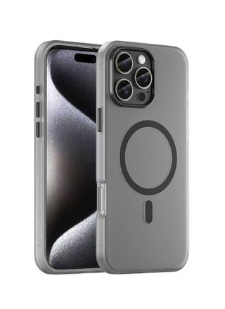 iPhone 16 Pro Max Case, Magnetic [Magsafe Compatible] Frost Case Cover, [Drop Resistant and Shockproof] [No Yellowing] Back Cover, Slim Skin Case for iPhone 16 ProMax, Translucent Black - pzsku/ZC2D99D77256B24A36FAEZ/45/_/1736410292/14f2c98c-8800-4913-bf7c-a6cae7f66901