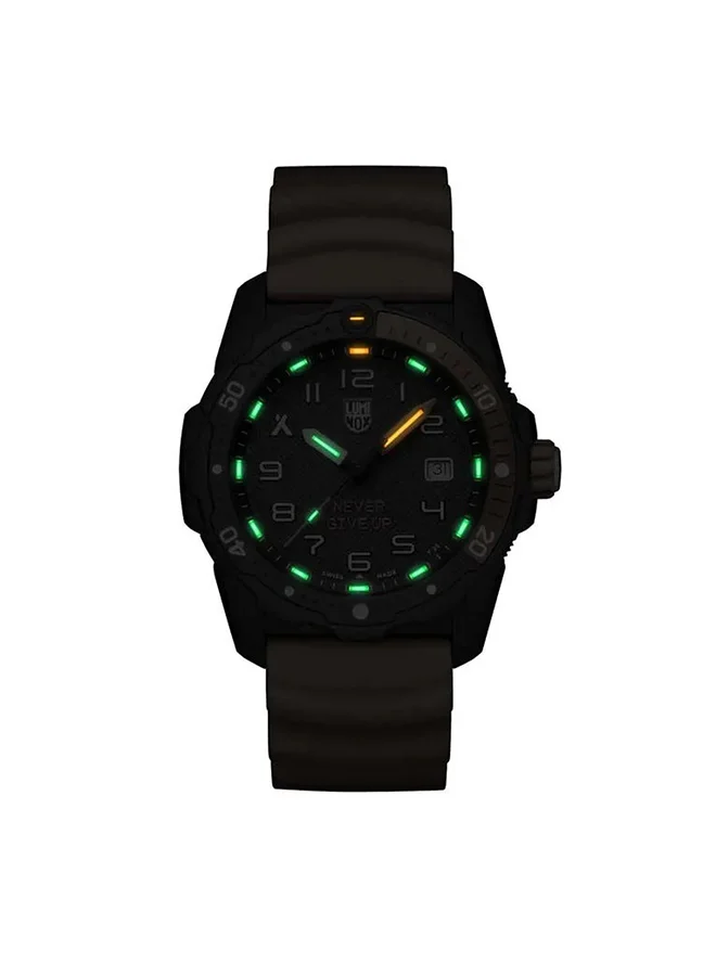 Luminox Men's Analog Round Shape Rubber Wrist Watch XB.3729.NGU - 42 Mm