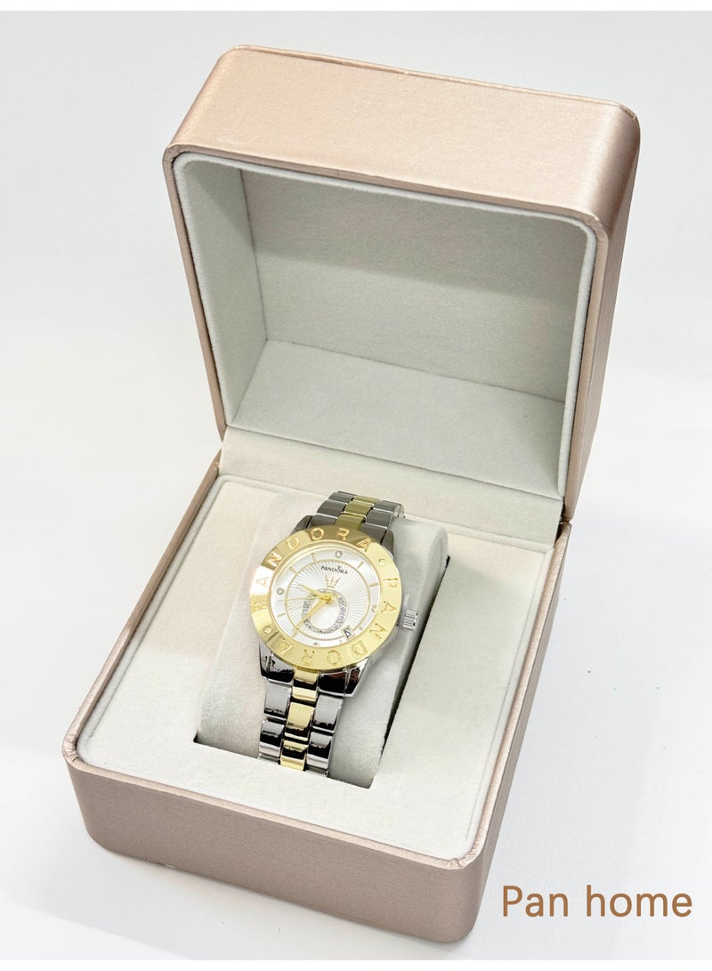 Pan Home Luxury elegant high-end watch stainless steel watch - Image 1