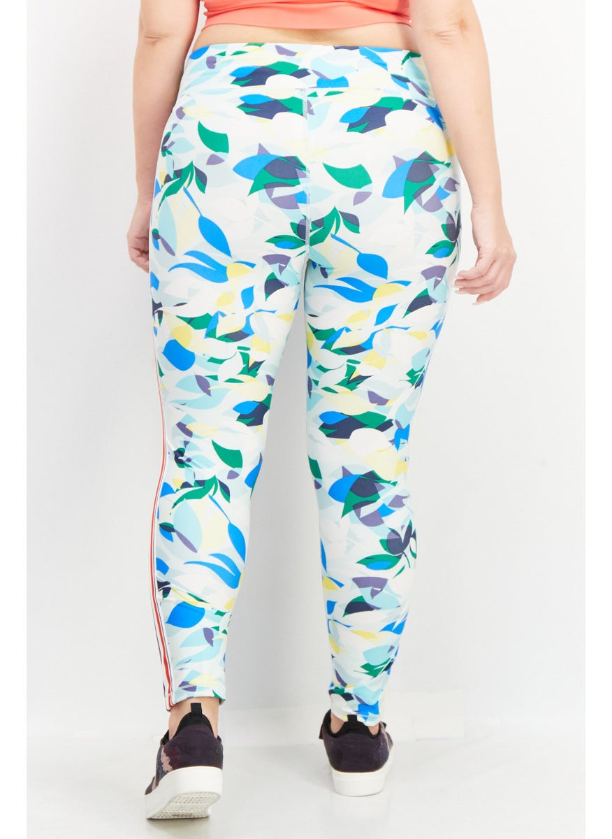 Tommy Hilfiger Sport - Women Sportswear Fit Training Leggings, Blue Combo - Image 1