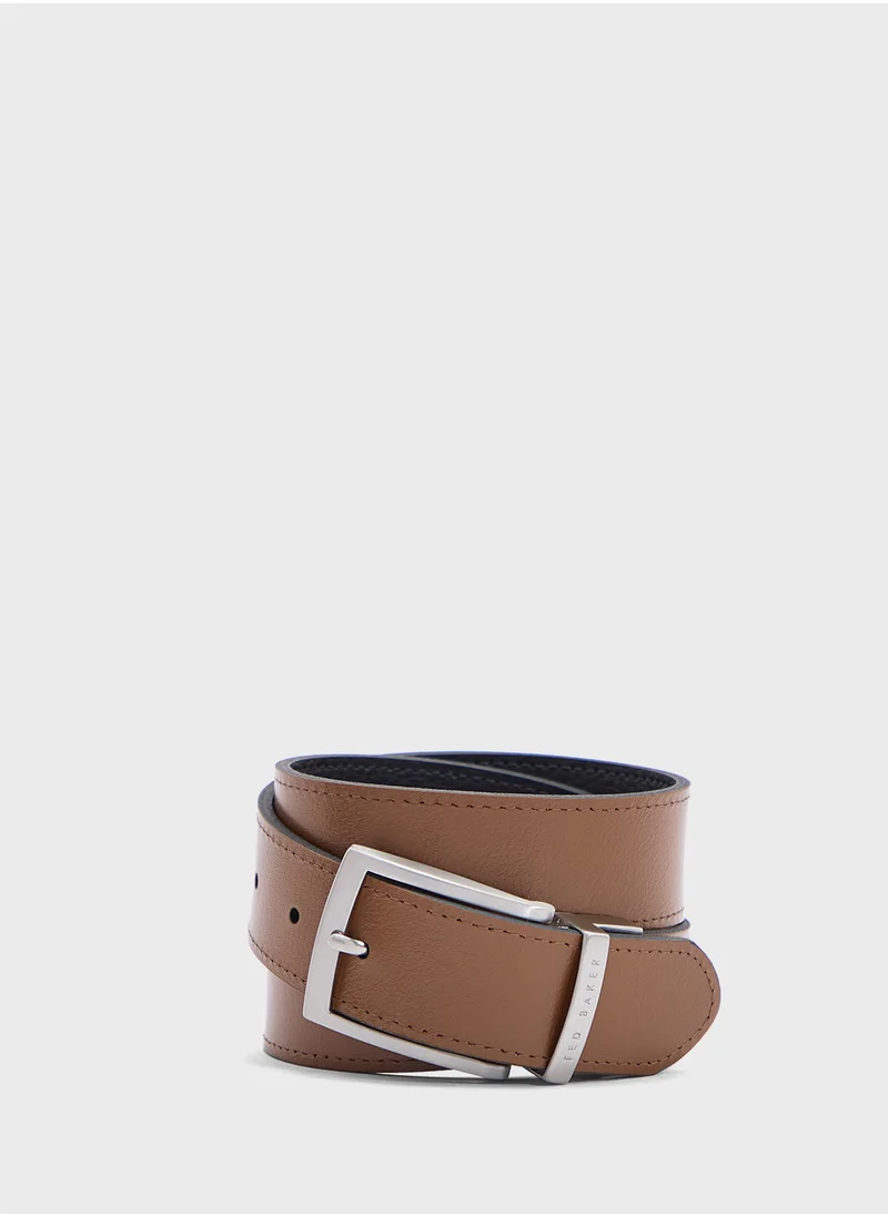 Ted Baker Reversible Leather Buckle Belt