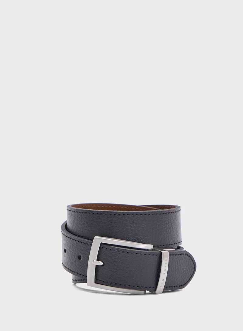 Ted Baker Reversible Leather Buckle Belt