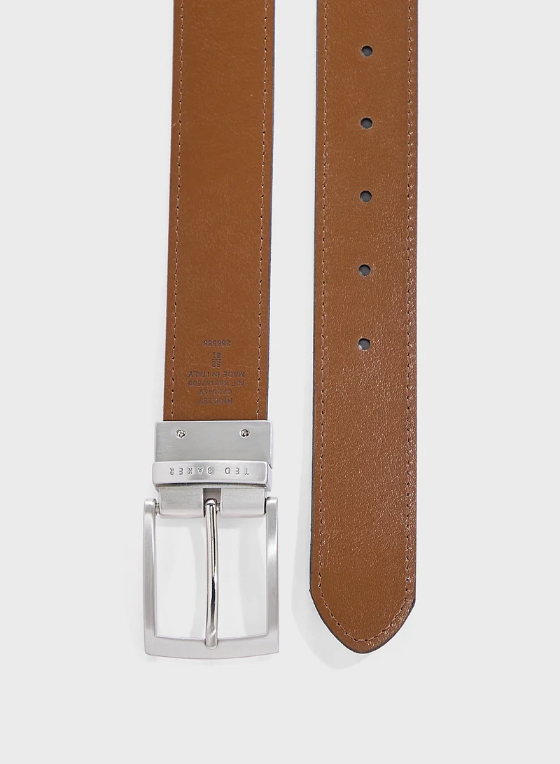 Ted Baker Reversible Leather Buckle Belt