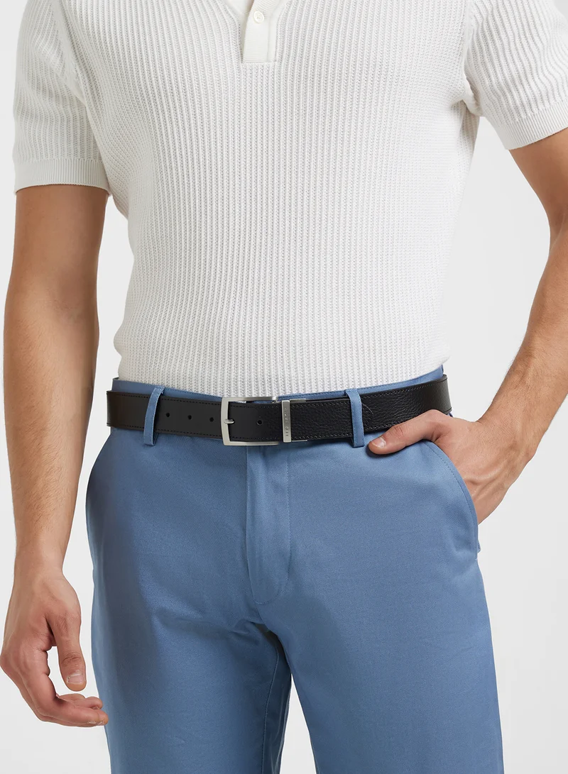 Ted Baker Reversible Leather Buckle Belt