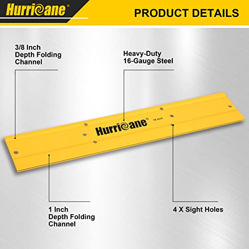 HURRICANE 18 Inch Folding Tool, Sheet Metal Bending Tool for HVAC, Bending and Forming Metal - Image 2
