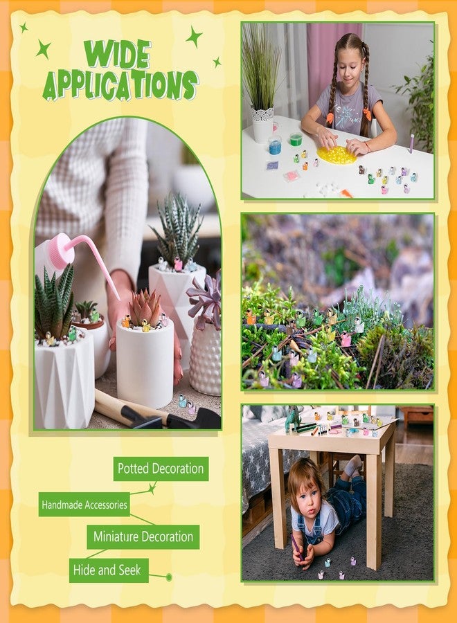 Junkin 700 Pcs Mini Resin Duck Glowing in The Dark Little Tiny Ducks Miniature Figures Dollhouse Ornament Potted Plants Cake Decoration DIY Craft Charms for Party Toys Favors 14 Colors - Image 5