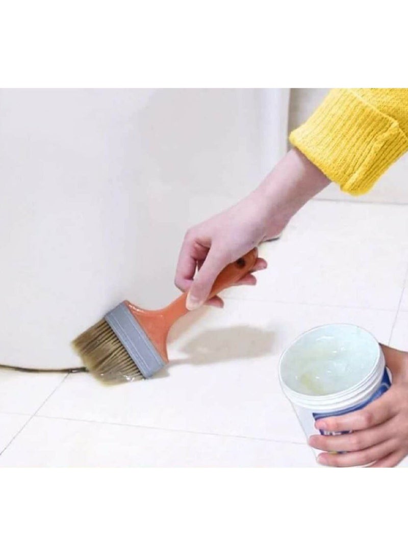 Waterproof Glue, Insulating Sealant, Transparent Adhesive for Leak Repair, for Waterproofing Ceilings, Walls and Bathrooms, with a Strong Adhesive Rubber Layer that Provides Permanent Protection and Perfect Crack Repair (300ml Glue + Brush) - Image 4