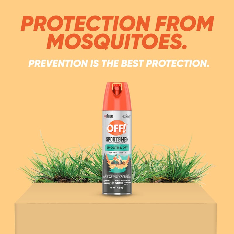 OFF! FamilyCare Insect & Mosquito Repellent Aerosol, Smooth and Dry Formula Bug Spray, Provides up to 6 Hours of Protection, 4 oz - Image 2