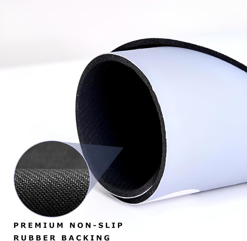 KINCH Home Bathroom Floor Mat Carpet Non Slip Door Mat Super Absorbent Soft Carpet Quick Dry Dirt Barrier for Home Office 40x60cm Round Shape - Image 3