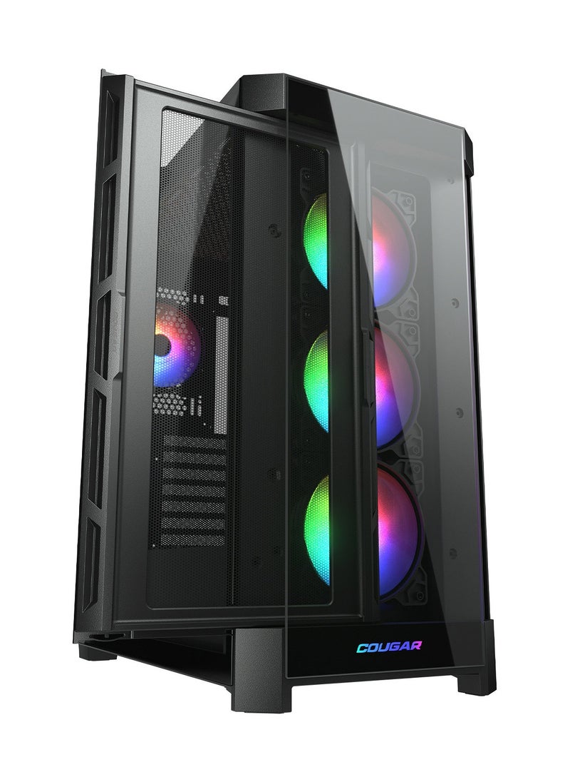 Cougar Cougar DuoFace Pro RGB Black Gaming Case Black  - Image 5
