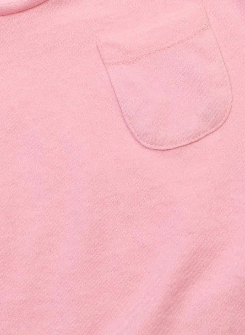 MINOTI Teen Girls Short Oversized T-Shirt with Pocket
