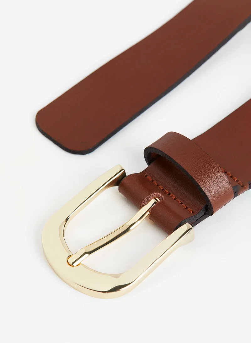اتش اند ام Leather Belt