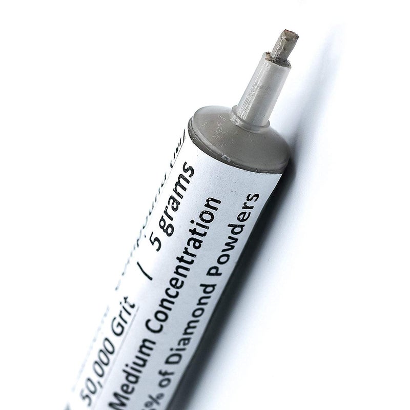 TechDiamondTools Diamond Polishing Compound Polishing Paste USA Made 50,000 Grit 0-0.5 Microns for Marble Glass Metal Rock Jewelry Resin Silver Chrome Gemstone with 25% of Diamond Powder - Image 2