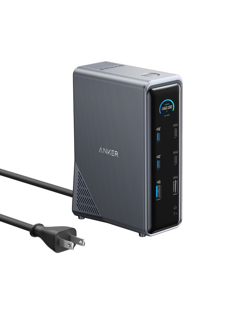Ankey Anker Prime Charging Docking Station (14-in-1, Dual Display, 160W - Image 1