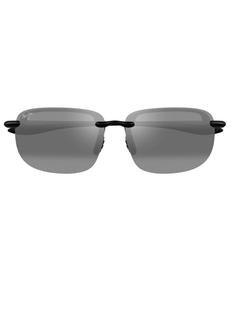 MAUI JIM Maui Jim Ho'okipa XLarge 456-02 Unisex Polarized Rectangular Sunglasses – 68 mm Lens Size  - Image 3