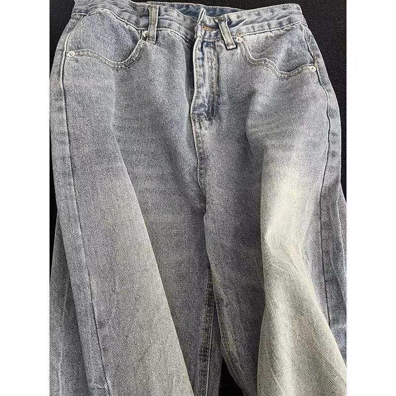 Unisex Casual Daily Denim Jeans - Image 4