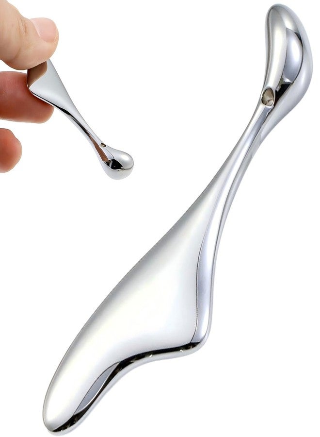 KINTEGOOD Mini Eye Face Care Stick, Metal Eye Cream Applicator, Travel Size - Image 1