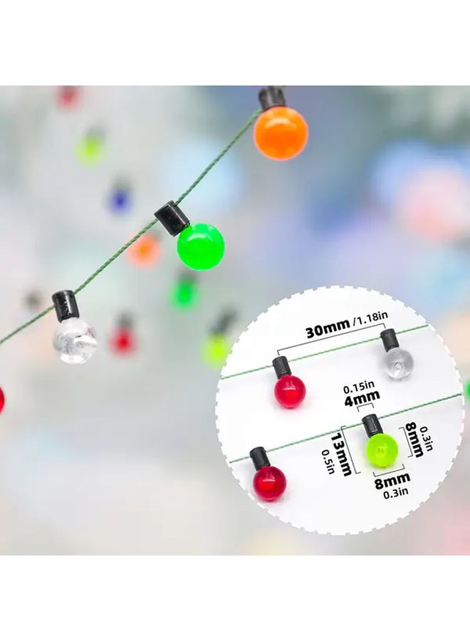 Miniature Light String 78 Inch Colorful Beaded Garland for Dollhouse Party Decor - Image 3