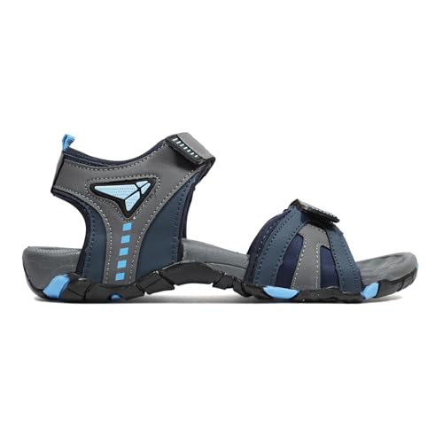 TRACER Sandals for Men Lightweight Comfortable and Durable Open Toe Footwear for Casual Travel and Outdoor Wear Breathable Design for All Day Comfort and Style BLUE-8-9 - Image 1