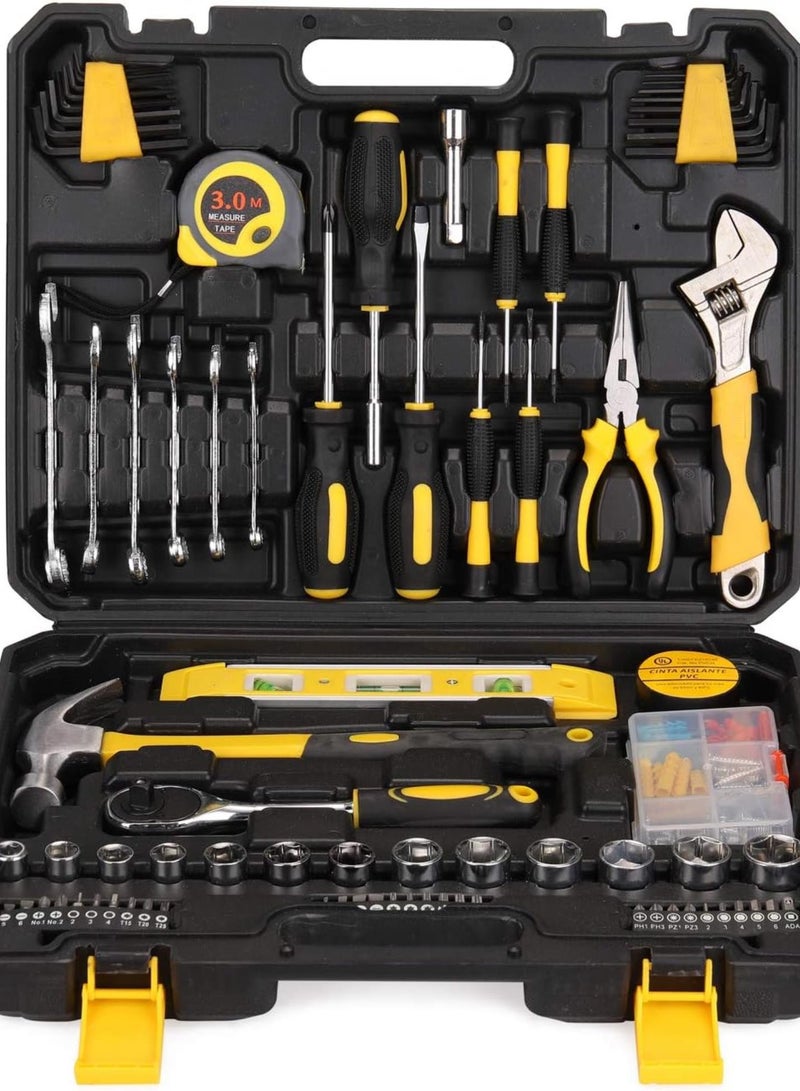 GGOOT 108pcs Tool Set Household Hardware Hand Tools Combination Auto ing Kit Tool Box - Image 1