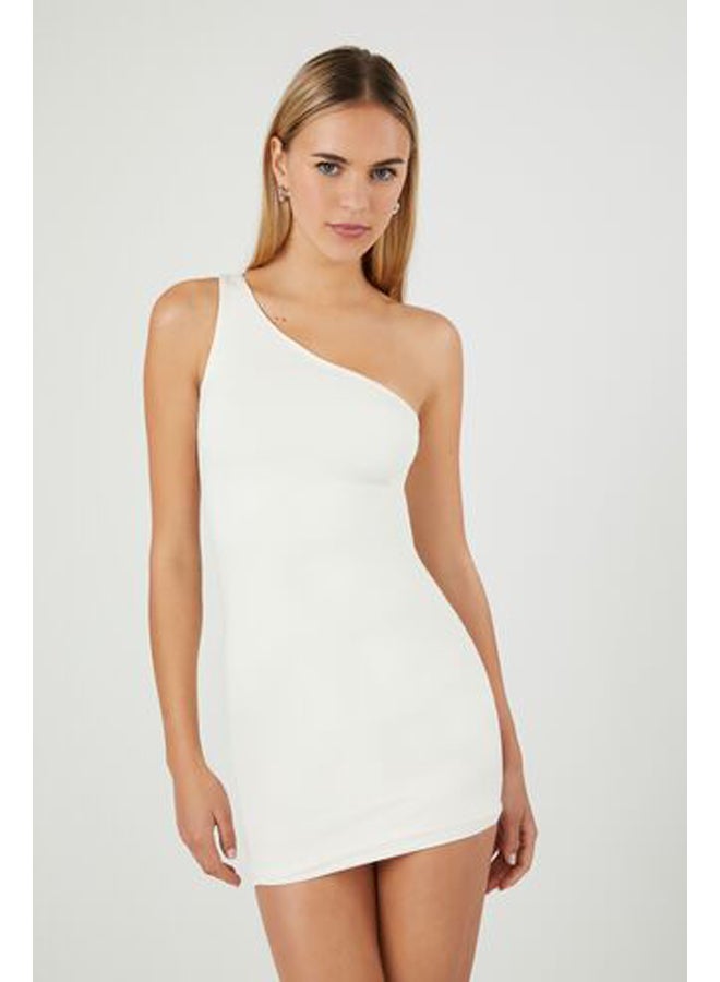 FOREVER 21 كونتور فستان قصير بكتف واحد - Image 2