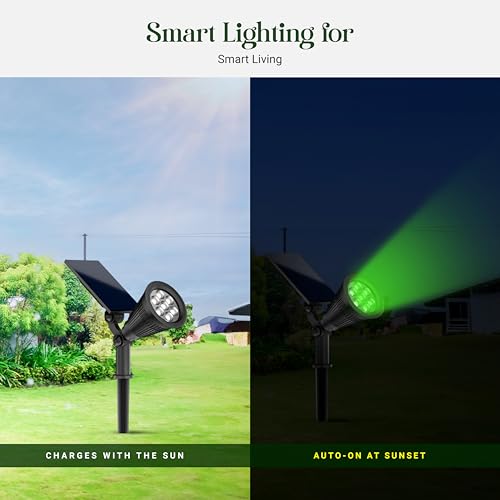 Dylect® Solar Eco RGB Landscape Spot Light, 7 LEDs, 40lm, Multi-Color (Red, Yellow, Blue, Green, Purple, Orange, Cyan), IP64 Waterproof, CDR Sensor, 8-10hr Working, Acrylonitrile Butadiene Styrene - Image 4