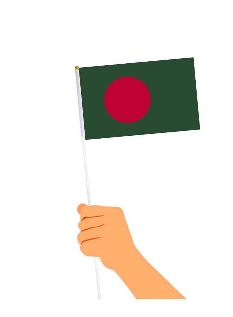 Bangladesh Cricket Sports Fans Set - Pack of 3 Combo - Cap, Drawstring Bag, and Hand Flag - Ideal for Matches, Events, and Everyday Use - Perfect for Sports Fans - Image 5