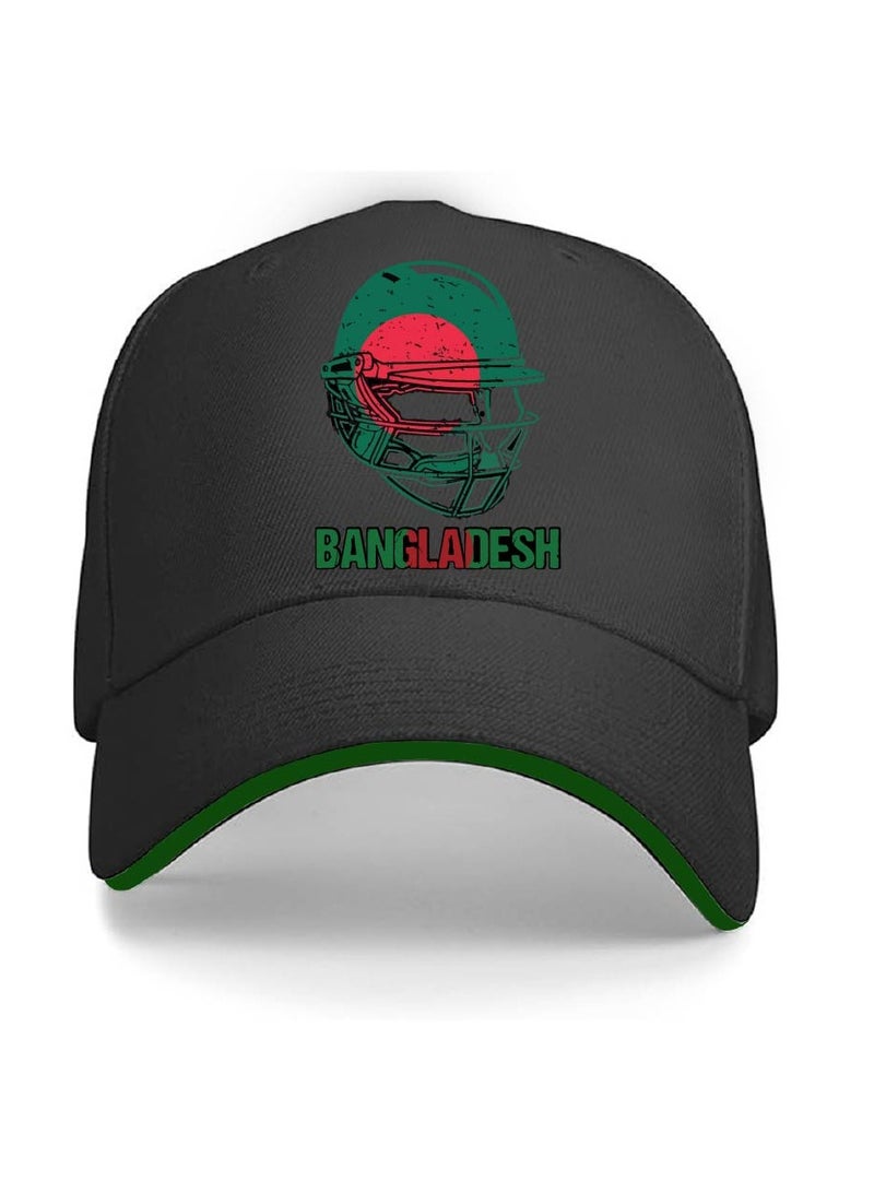 Bangladesh Cricket Sports Fans Set - Pack of 3 Combo - Cap, Drawstring Bag, and Hand Flag - Ideal for Matches, Events, and Everyday Use - Perfect for Sports Fans - Image 4
