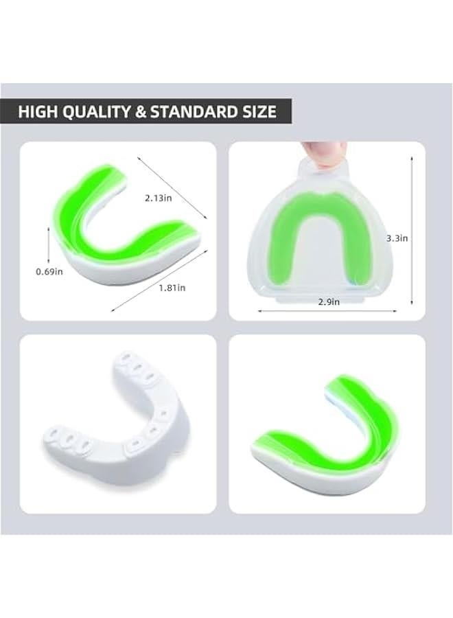 HOOKOR 5 Pack Kids Youth Mouth Guard for Sports, Child Teen Athletic Mouthguard with Case for Football Lacrosse Basketball Taekwondo Boxing MMA Rugby Karate Wrestling - Image 2