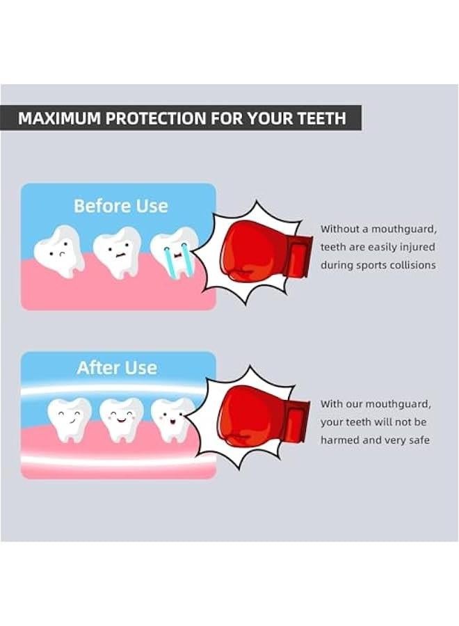 HOOKOR 5 Pack Kids Youth Mouth Guard for Sports, Child Teen Athletic Mouthguard with Case for Football Lacrosse Basketball Taekwondo Boxing MMA Rugby Karate Wrestling - Image 5