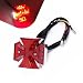Dogary LED Rear Tail Brake Light Cross High Brightness Modified Tail Light for License Plate Brake Turn Signal Lamp Waterproof Housing Integrated Running Lamp Universal for Most Motorcycle Red - Image 2