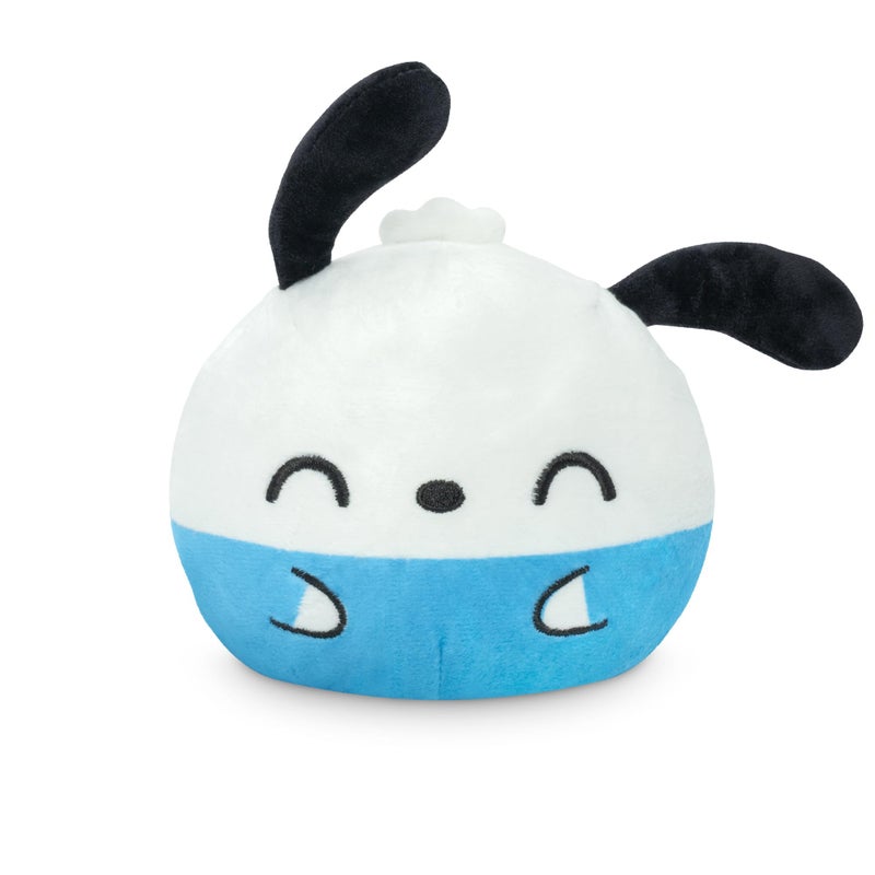TeeTurtle Reversible Sanrio Chococat and Pochacco 4-Inch Blind Box Cute Kawaii Two-Sided Flip Plush Toy with Embroidered Details - Cute Mini Collectible Plush for Kids, Teens, and Adults - Image 1