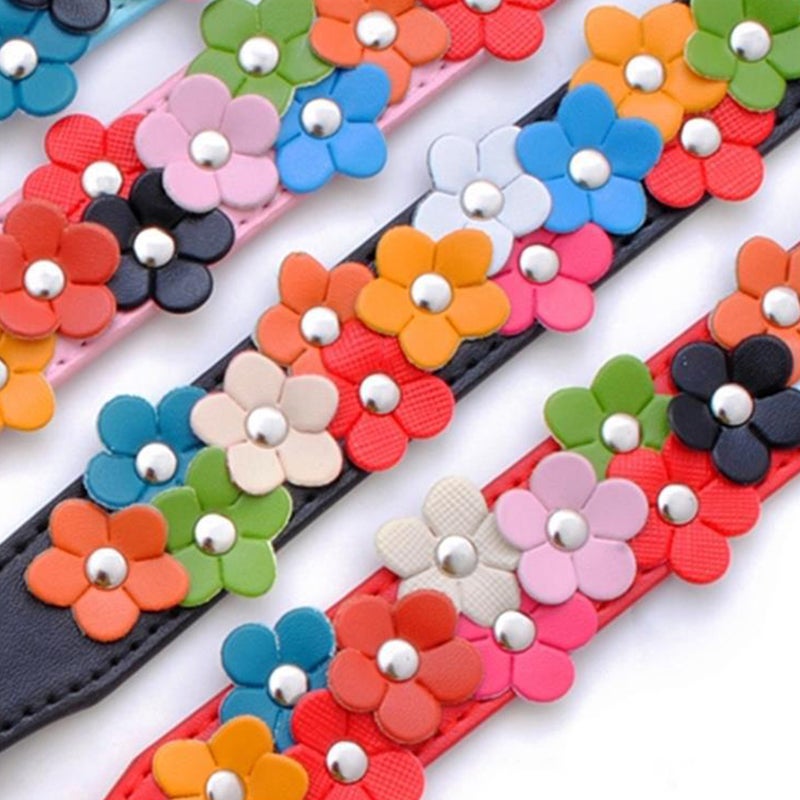 Fashion Flower Decor Adjustable Pet Dog Cat Puppy - Size S ( ) - Image 4