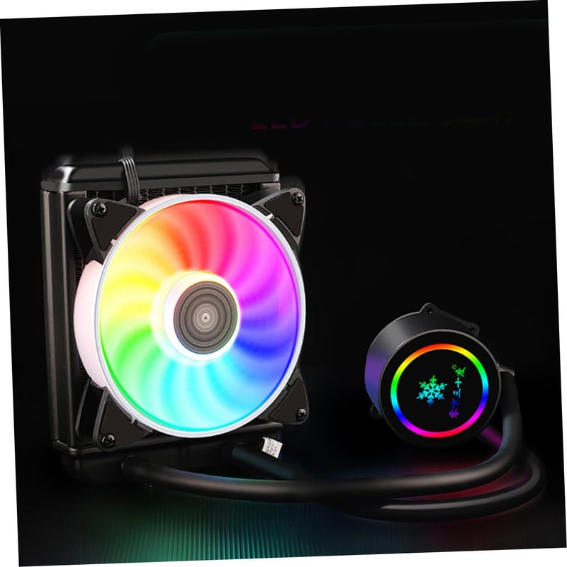 Liquid CPU Cooler Radiator with 120mm Cooling Fan, Silent Water Cooling System for Desktop Gaming Pcs, Efficient CPU Heat Sink Compatible with Intel and Other Processors - Image 5