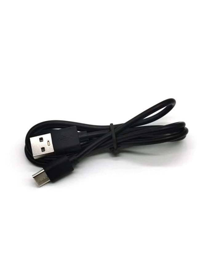 Type-c Charging Line Data Short Line 2A Power Toy Pure Copper Bluetooth Headset Small Fan With Machine Line Customization-Color:2a Black — 0.8m  - Image 1
