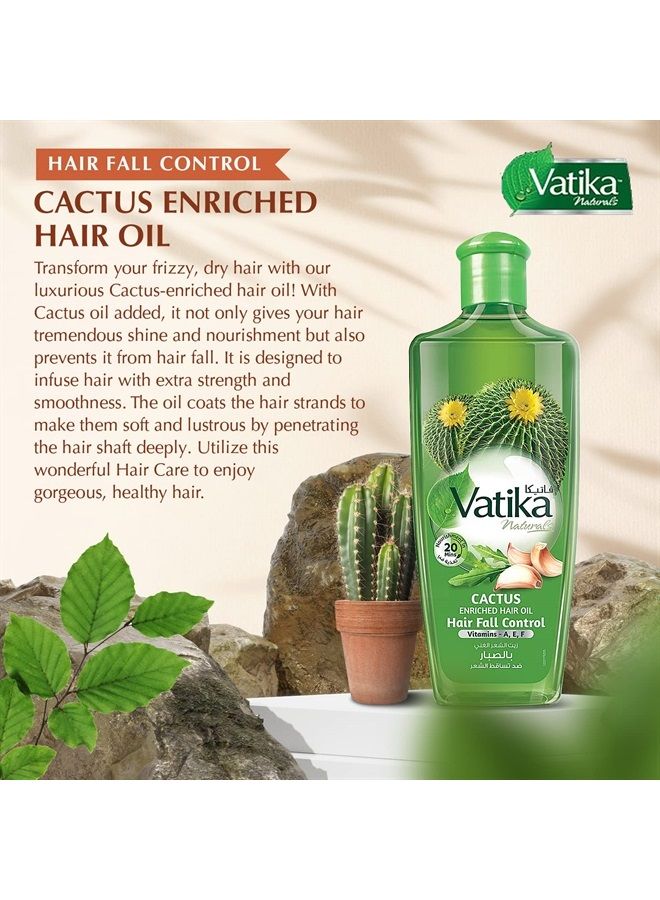 Dabur زيت الشعر الغني من فاتيكا ناتشورالز، ترطيب طبيعي، تقوية ومصل زيت الشعر لفروة رأس صحية، زيت شعر مغذي لشعر ناعم وسهل التصفيف وناعم وحريري من الجذور إلى الأطراف (الصبار) - Image 2