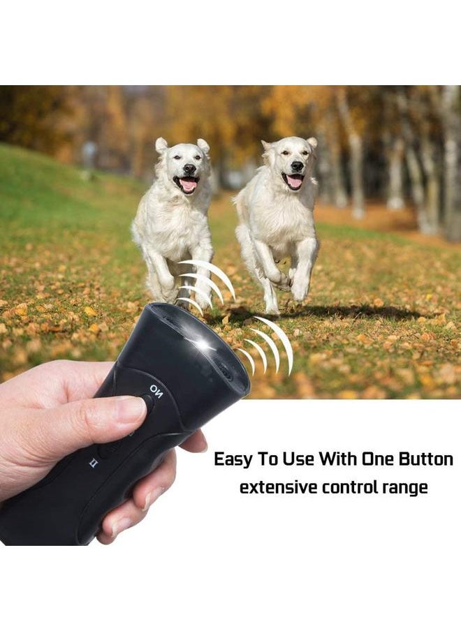 Thoraya - Dog Repeller Dual Sensor Ultrasound LED Light Laser Dog Deterrent Device USB Rechargeable Anti Barking Device - Image 1