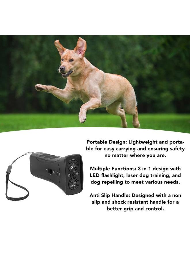 Thoraya - Dog Repeller Dual Sensor Ultrasound LED Light Laser Dog Deterrent Device USB Rechargeable Anti Barking Device - Image 1