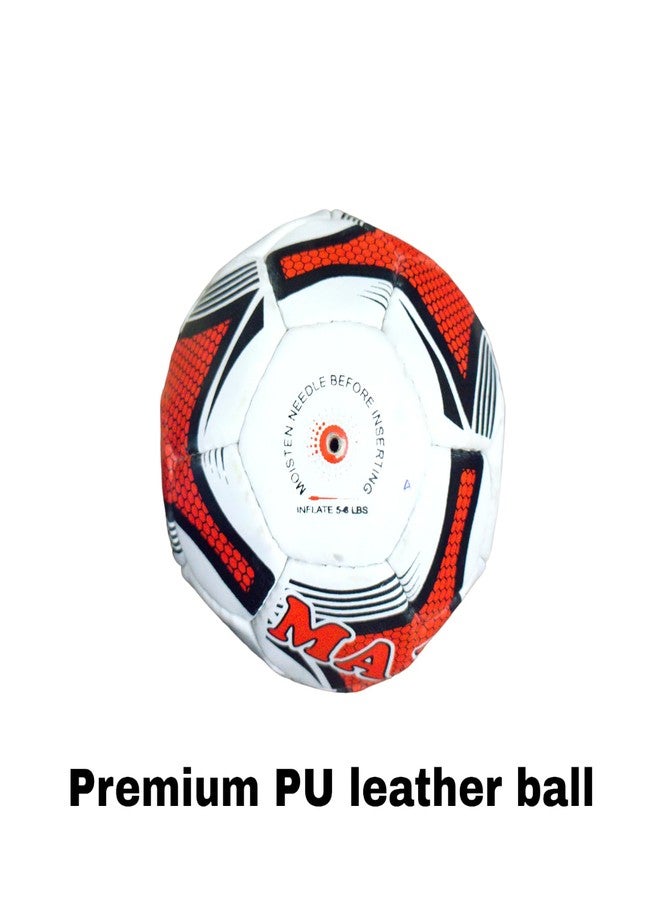 SBG Football PU for All Ages, 32 Pannel Football, Hand Stitched Football for Soft and Wet Grounds, Match Football,Size-3 - Image 2
