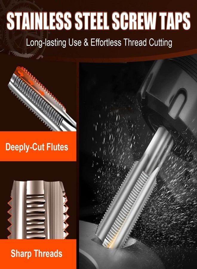 coobeast 131PCS Thread Repair Kit, Metric Helicoil Repair Kit with HSS Drill Bits, 304 Stainless Steel Thread Insert & Rethreading Tool Set in M5 M6 M8 M10 M12 for Automotive Engine Spark Plug Repair - Image 4