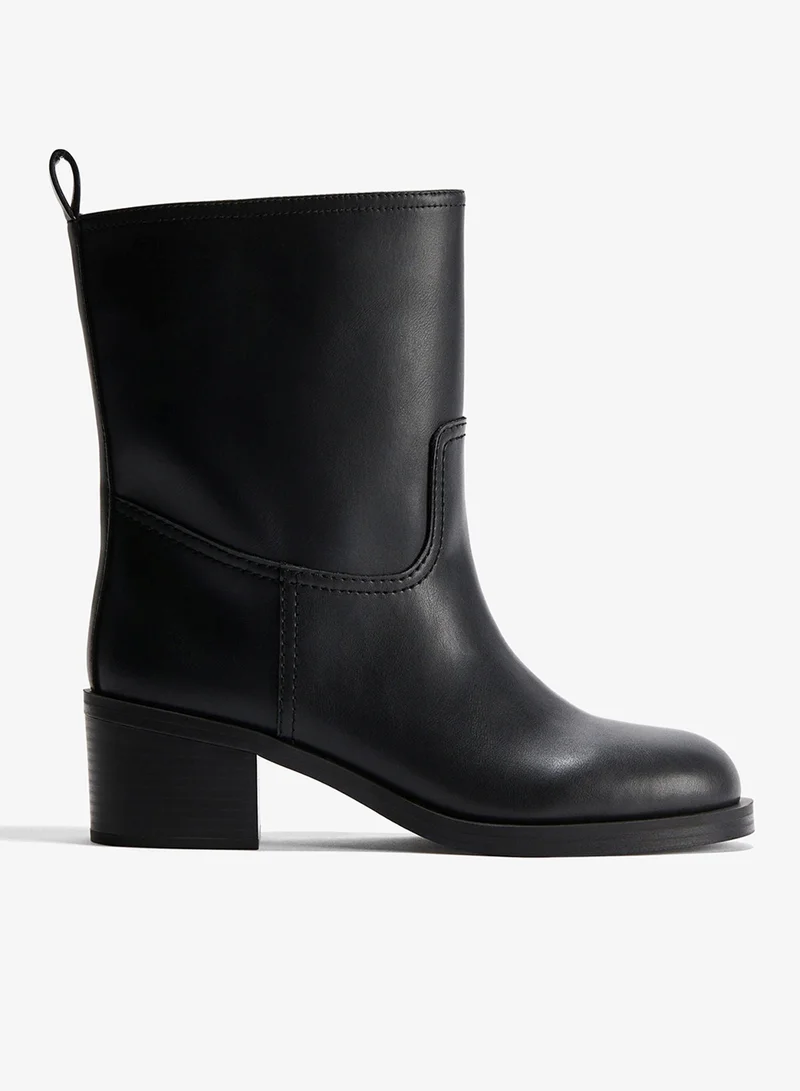 H&M Block-heeled ankle boots