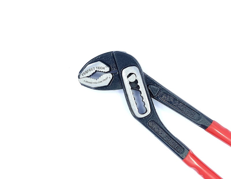 PERFECT TECH 3 Pcs Set Combination Plier 8 inch | 10 Inch Water Pump Plier | 6 Inch Long Nose Plier | Box Type | Tool Kit Set | Cutting Player | (Lineman Plier) Multipurpose Use (Heavy Duty) - Image 4