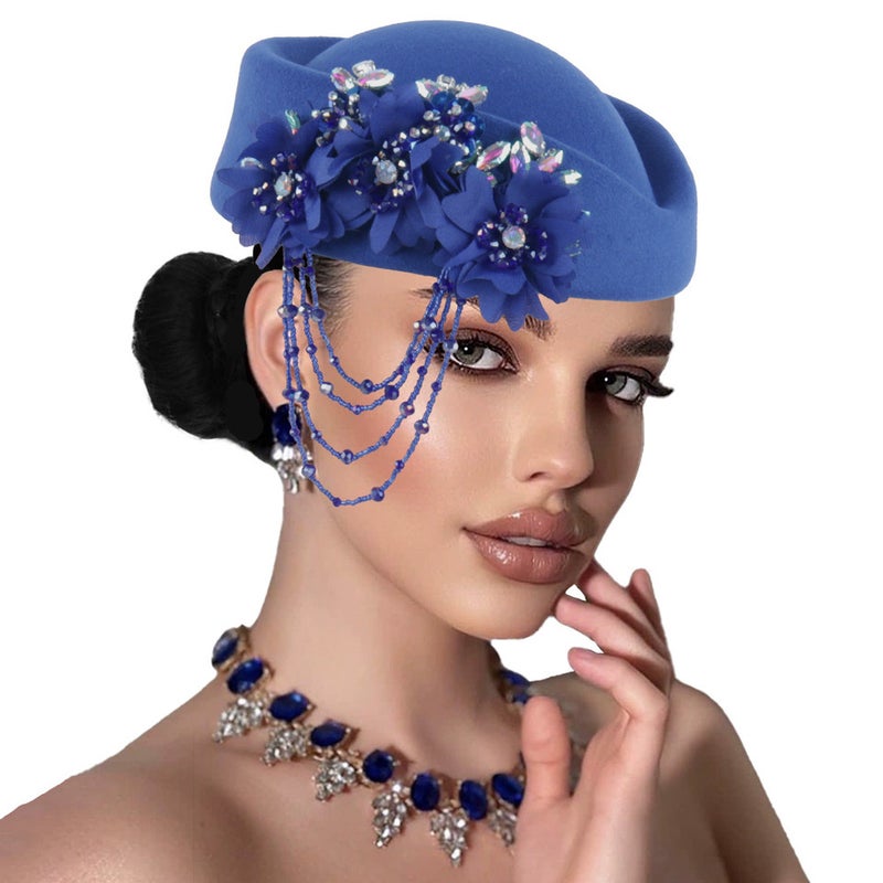 New Muslim Cap Wedding Party Adjustable Space Layer Auto Gele Hat - Image 1
